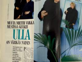 Me Naiset 1986 nr 19, Riki Sorsa ja äiti, Stevie Wonder, Ulla Tapaninen, ihanat parfyymit, aurinkolasit