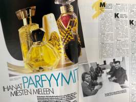 Me Naiset 1986 nr 19, Riki Sorsa ja äiti, Stevie Wonder, Ulla Tapaninen, ihanat parfyymit, aurinkolasit