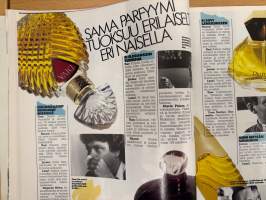 Me Naiset 1986 nr 19, Riki Sorsa ja äiti, Stevie Wonder, Ulla Tapaninen, ihanat parfyymit, aurinkolasit