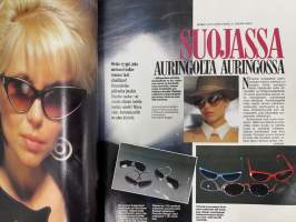 Me Naiset 1986 nr 19, Riki Sorsa ja äiti, Stevie Wonder, Ulla Tapaninen, ihanat parfyymit, aurinkolasit