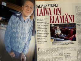 Me Naiset 1986 nr 30, 22 sivua mystiikkaa, Gustav Myrsten - Viking line, Johanna Sinisalo, Anneli Saaristo