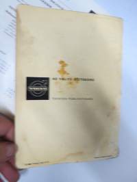 Volvo Amazon 2- ja 4-ovinen henkilöauto (121/122 S F ja L) rakenne, käyttö, huolto -käyttöohjekirja, painettu 12.65 eli alkaen vuosimallista 1966