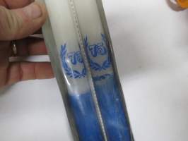 Suomi 75 (1992) Itsenäisyyspäiväkynttilät -avaamaton pakkaus, jossa 2 kpl juhlakynttilöitä, vuodelta 1992