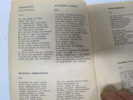 Nää Haarikka lauluja on (ravintolat Haarikka, Hämeenportti, Kristiina, Kultainen Hirvi, Turku + Hotelli Norma, Parainen) -laulukirja -song book