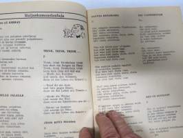 Nää Haarikka lauluja on (ravintolat Haarikka, Hämeenportti, Kristiina, Kultainen Hirvi, Turku + Hotelli Norma, Parainen) -laulukirja -song book