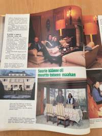 Me Naiset 1979 nr 15, Eino Grön kotisaarellaan, Marjatta Metsovaara, päivä lentoemännän elämässä Raija Tammivuori