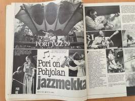 Me Naiset 1979 nr  30, Anu Pentik, Kaustinen, Pori jazz, Verla, Maija Söderholm, lomittaja tulee tilalle - Kaija Jarkko, Gösta Ekman