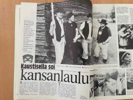 Me Naiset 1979 nr  30, Anu Pentik, Kaustinen, Pori jazz, Verla, Maija Söderholm, lomittaja tulee tilalle - Kaija Jarkko, Gösta Ekman