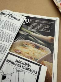 Me Naiset 1979 nr 42, Tarvitseeko politikko perhelomaa, Armi Ratian hautajaiset, Kauko Helovirta