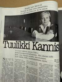 Me Naiset 1979 nr 43, Gina Lollobrigida,  Sivun persoona Markku Alen, Käte Nyberg Skandinavian kaunein, Tuulikki Kannisto, Väinö Rouvinen ja Meeri Torvinen