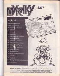 Myrkky 4/1997. Pera Pervo Mynttinen. Katso muu sisältö kuvista.