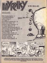 Myrkky 3/1995 - Kevättalven kohokohta.  Katso muu sisältö kuvista.