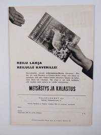 Metsästys ja kalastus vuosikerta 1952 (tammikuu-joulukuu+sisällysluettelo)