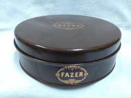 Fazer ruskea peltipurkki