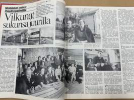 Me Naiset 1979 nr 19, Kotiäiti - Riitta Diedler, Vilkunan sukunsa juurilla, mitä Loma-Suomi tarjoaa lapsiperheelle