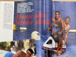 Me Naiset 1984 nr 38, Monacon Stephanie, Ollapa viiskymppinen, Isabella Rossellini, Heidi Tauri