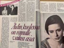 Me Naiset 1984 nr 38, Monacon Stephanie, Ollapa viiskymppinen, Isabella Rossellini, Heidi Tauri