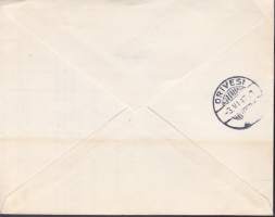 FDC Suomi  (ensipäiväkuori) Suurkisat  (2.6.1947). LAPE 332. Kulkenut kuori, tuloleima.