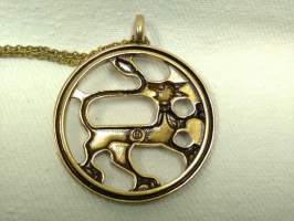 Uljas riipus ja ketju Kalevala Koru pronssi