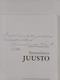 Suomalainen juusto (signeerattu, tekijän omiste)