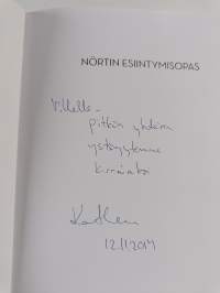 Nörtin esiintymisopas : suoritusmanuaali substanssiosaajalle (signeerattu, tekijän omiste)