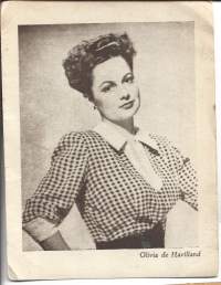 Olivia de Havilland   - vanha  fanikuva ihailijakuva