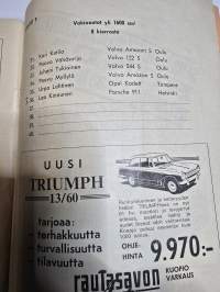 XX Väinölänniemi TT-ajo  käsiohjelma. 23, 5, 1968