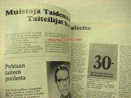 Taidemaalariliiton 50-vuotis juhlanäyttely -näyttelyluettelo