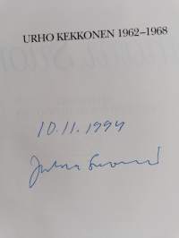 Urho Kekkonen 1962-1968 : Presidentti (signeerattu)
