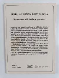 Jumalan sanan kristologia : Raamatun selittämisen perusteet