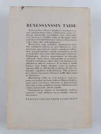 Renessanssin taide : Italian rakennus-, veisto- ja maalaustaide 1400- ja 1500-luvulla