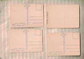 Golden Cap siideri / Nitka lasinalunen / postikortti 4 kpl