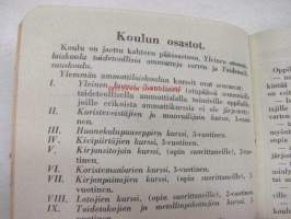 Taideteollisuuskeskuskoulu Helsingissä Opintokirja -käyttämätön opintokirja, oiva tilaisuus hankkia vale-designerin (niitähän meillä täällä Suomessa