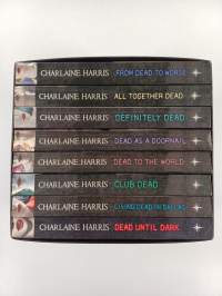 Sookie Stackhouse novels 1-8 : Dead Until Dark ; Living Dead in Dallas ; Club Dead ; Dead to the World ; Dead As A Doornail ; All Together Dead ; Definitely dead ...