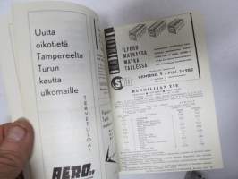Tampere matkailuesite 1961