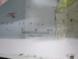 Map of Estonia 2009 -kartta