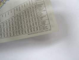 Finnoil Suomi Finland - Maanteiden yleiskartta