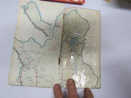 Suomi pikkutiekartta 1964 Finland lilla vägkartan