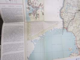 Pohjois-Suomi 1965 Autoilijan tiekartta - Bilistens vägkarta
