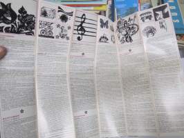 Kesäloma kotimaassa 1974 -matkailuesite / kartta