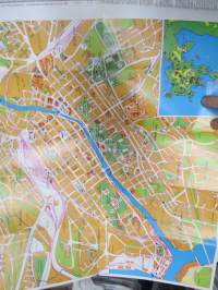 Turkuun! Till Åbo! -matkailukartta / esite