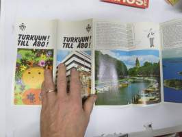 Turkuun! Till Åbo! -matkailukartta / esite