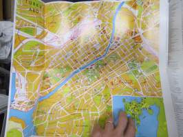 Turkuun! Till Åbo! -matkailukartta / esite