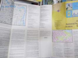 Leningrad - Kizin saari -matkailukartta, venäjänkielinen