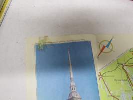 Leningrad - Kizin saari -matkailukartta, venäjänkielinen