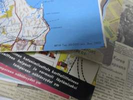 Karjalan Kannas matkailukartta, Historia ja nykyaika 1838-1993, mukana Viipurin kartta - Viipuri 700 -kotiseutumatkailijoille tarkoitettu kartta