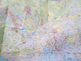 Pääkaupunkiseutu Ulkoilukartta 1983 Friluftskarta huvudstadsregionen