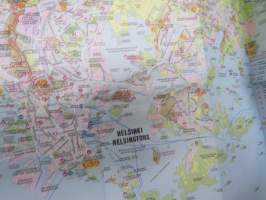 Pääkaupunkiseutu Ulkoilukartta 1983 Friluftskarta huvudstadsregionen