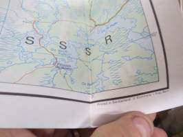 Suomi -kartta Etelä-Suomi &amp; Pohjois-Suomi, 2 erilistä karttalehteä