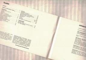 Käyttöohjekirja - VW 1200 / VW 1300, 1973